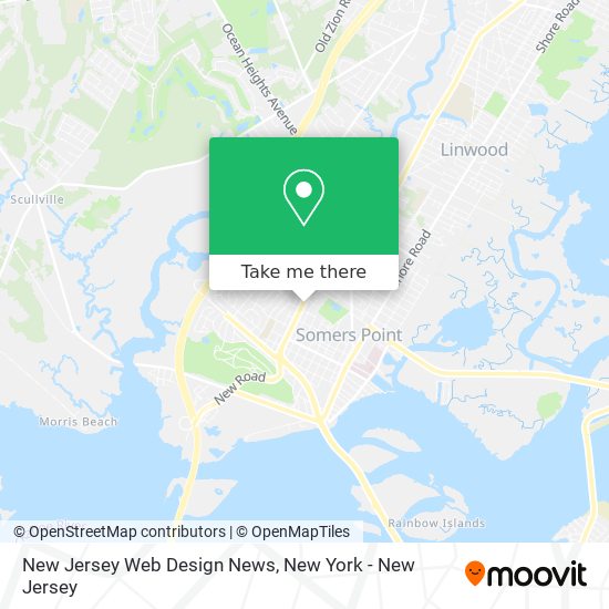 New Jersey Web Design News map