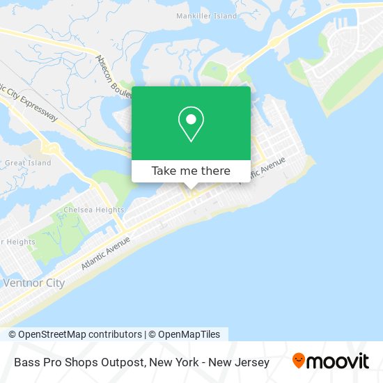 Mapa de Bass Pro Shops Outpost