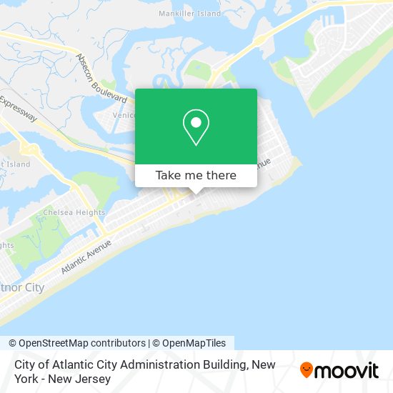 Mapa de City of Atlantic City Administration Building