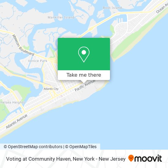 Voting at Community Haven map