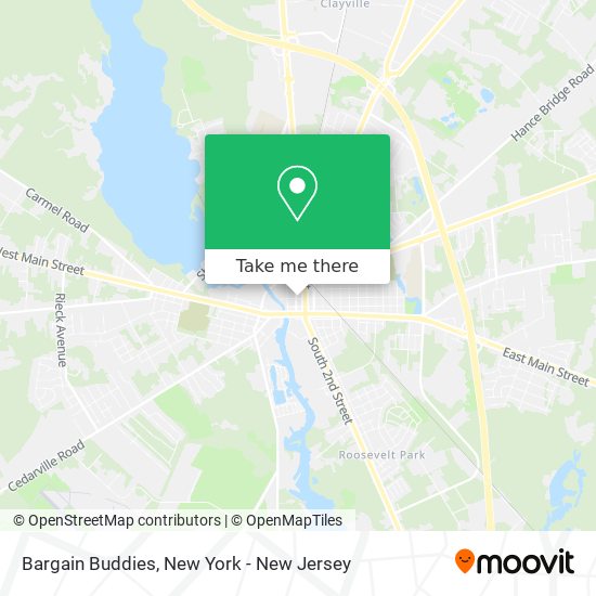 Bargain Buddies map