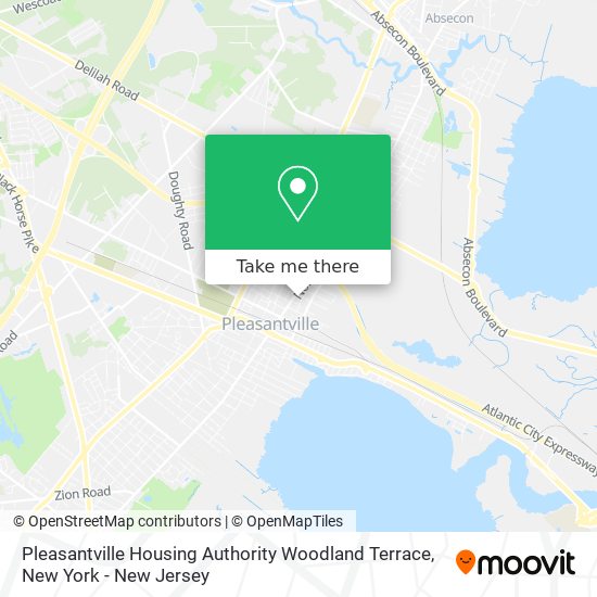 Pleasantville Housing Authority Woodland Terrace map
