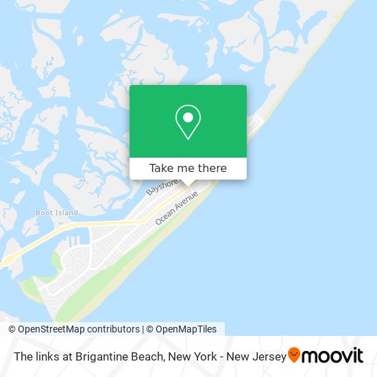 The links at Brigantine Beach map