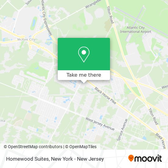 Homewood Suites map