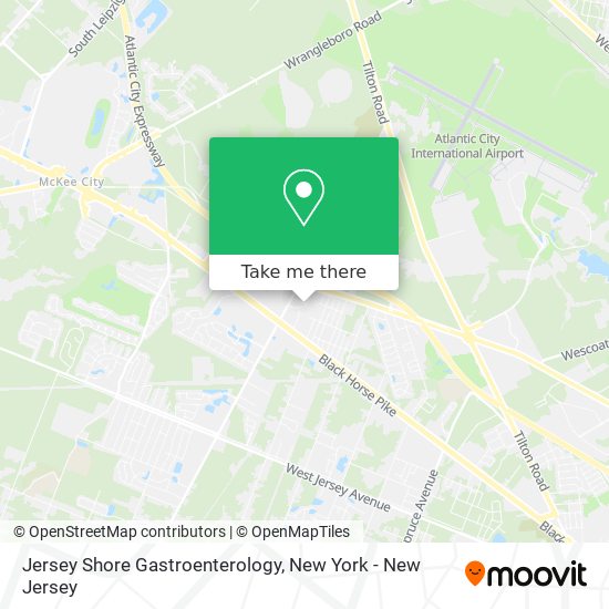 Jersey Shore Gastroenterology map