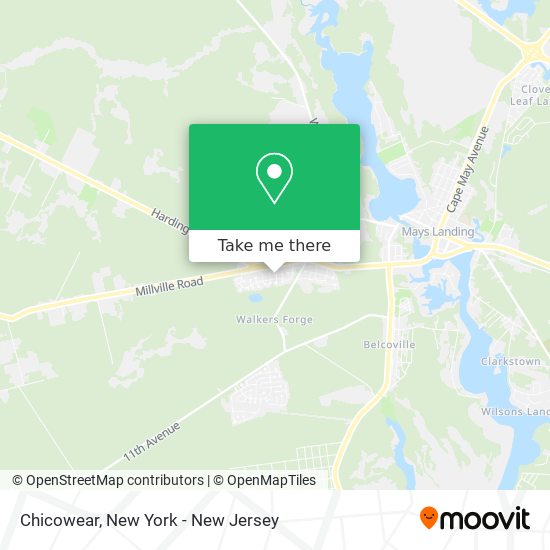 Chicowear map