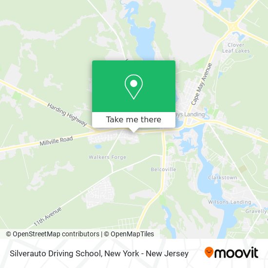 Silverauto Driving School map