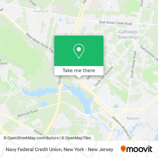 Navy Federal Credit Union map