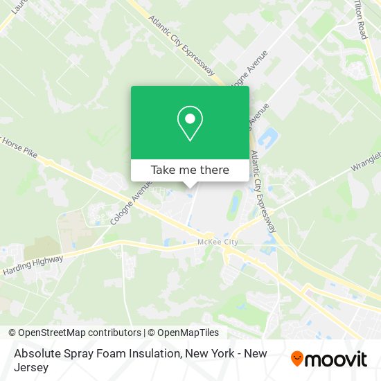 Mapa de Absolute Spray Foam Insulation