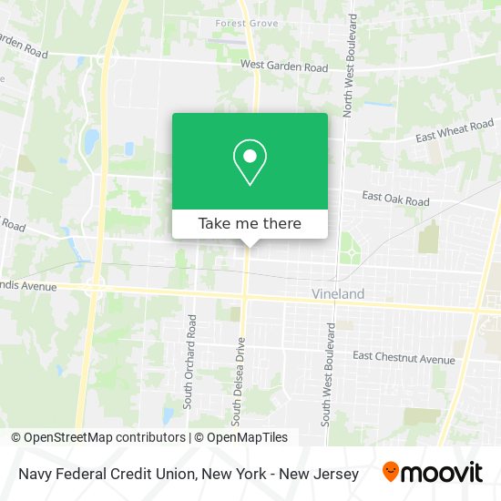 Navy Federal Credit Union map