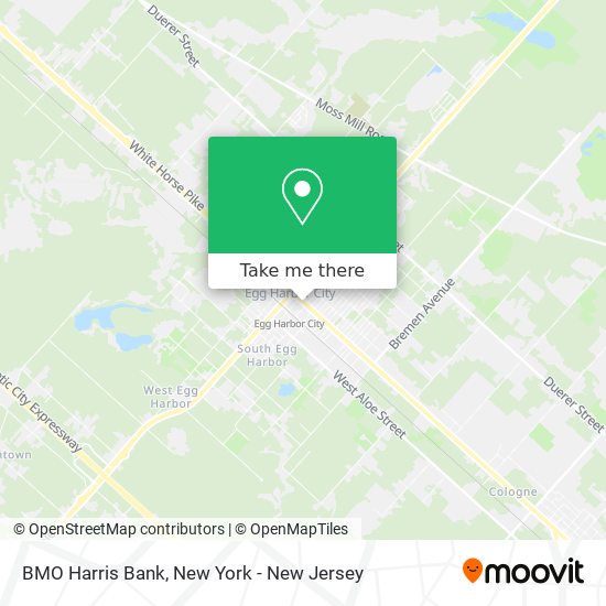 BMO Harris Bank map