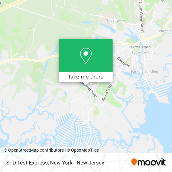 STD Test Express map