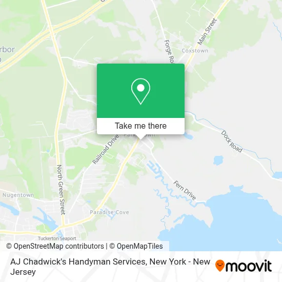 AJ Chadwick's Handyman Services map