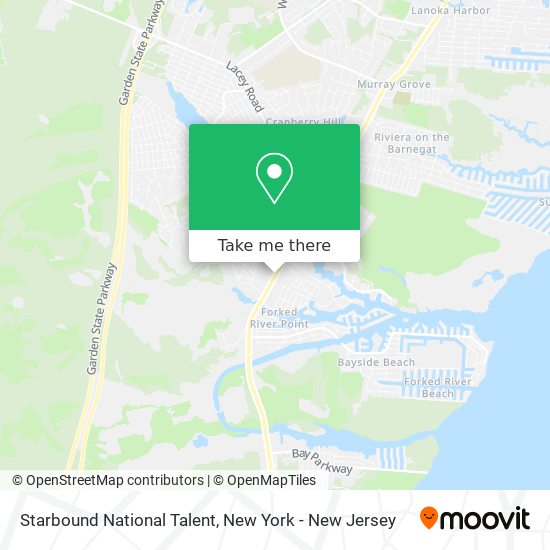 Starbound National Talent map