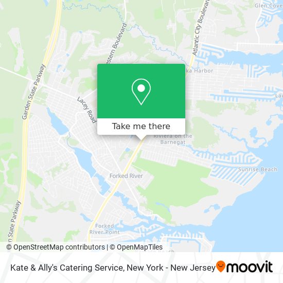 Kate & Ally's Catering Service map