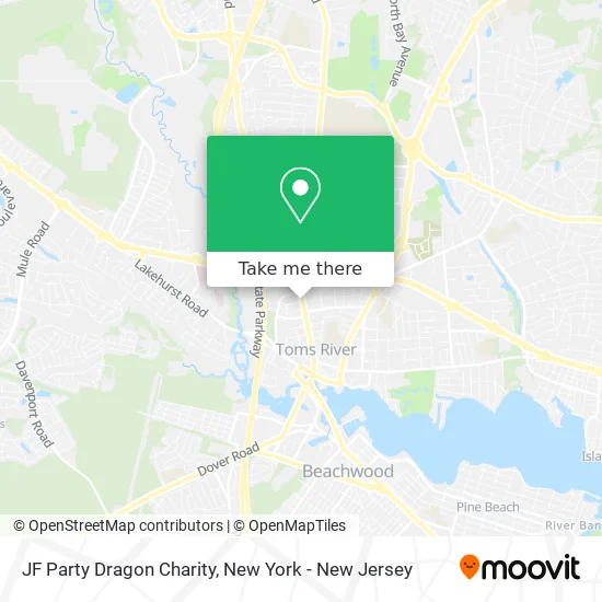 JF Party Dragon Charity map