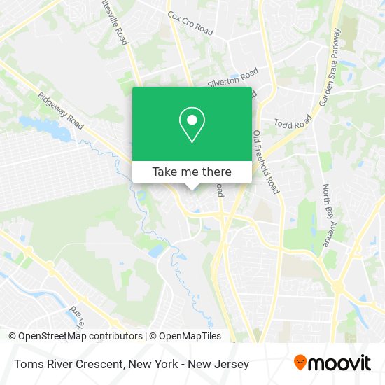 Mapa de Toms River Crescent