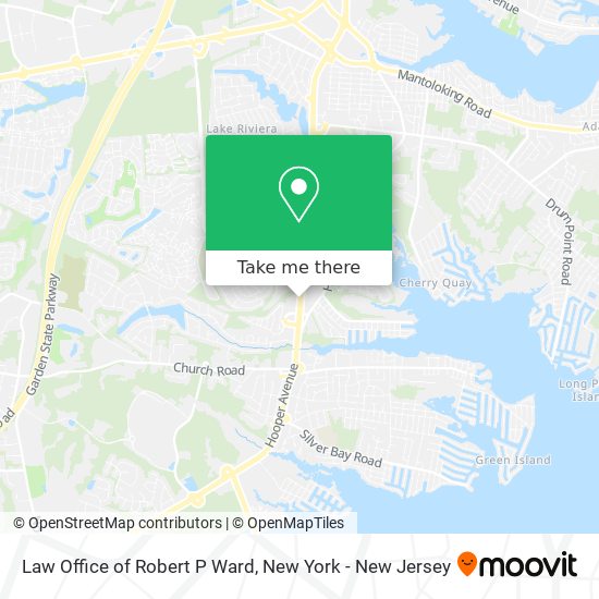 Law Office of Robert P Ward map