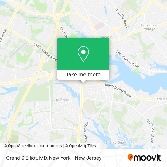 Grand S Elliot, MD map