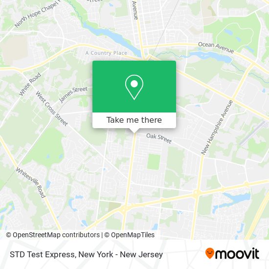 STD Test Express map