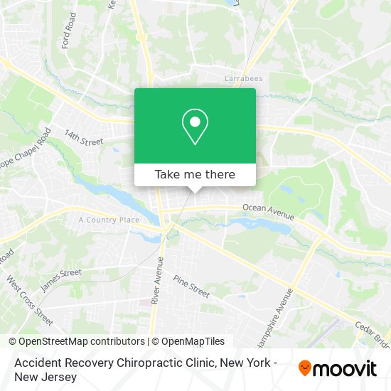 Accident Recovery Chiropractic Clinic map