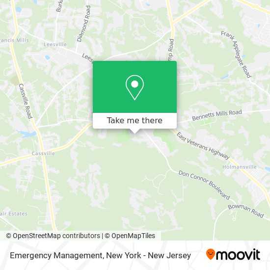 Emergency Management map