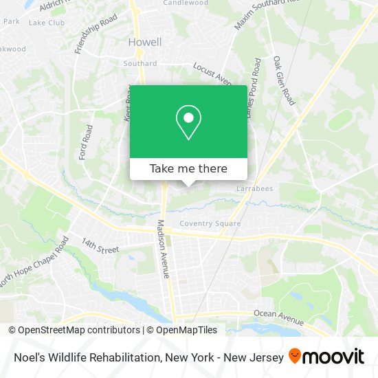 Noel's Wildlife Rehabilitation map