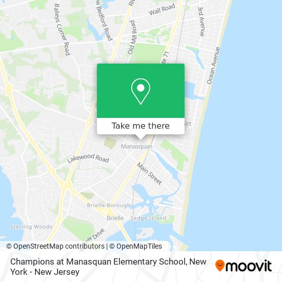 Champions at Manasquan Elementary School map
