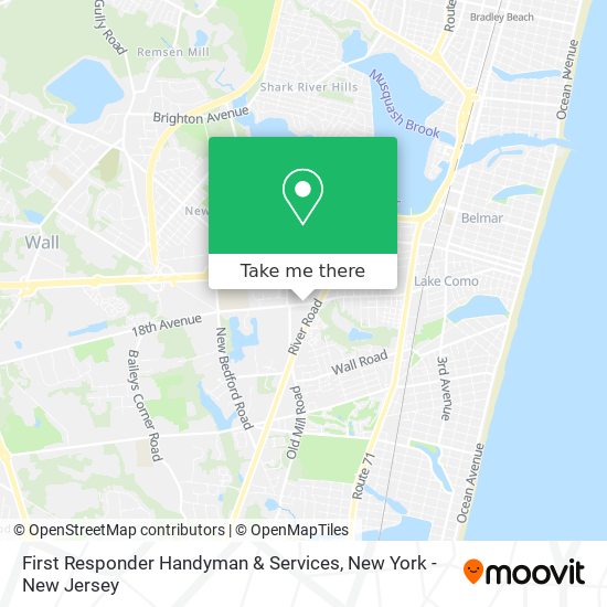 First Responder Handyman & Services map