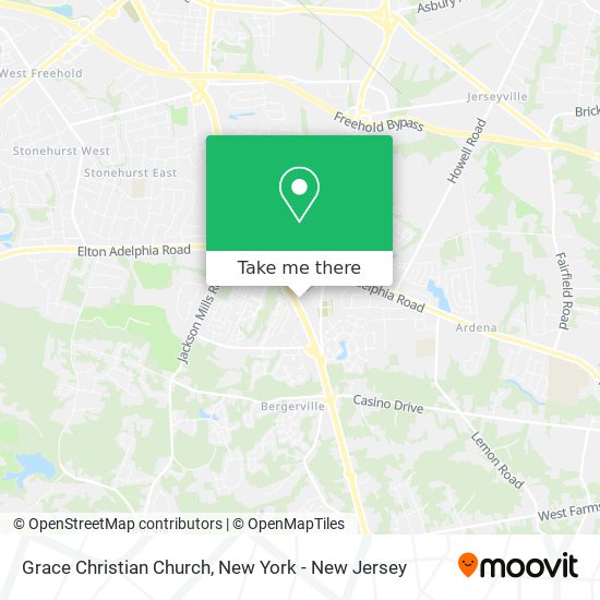 Grace Christian Church map