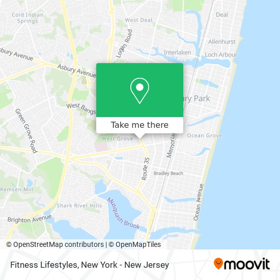 Fitness Lifestyles map