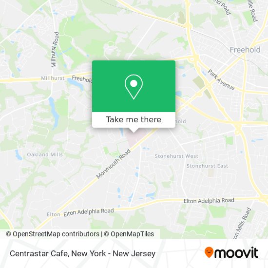 Centrastar Cafe map