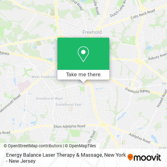 Energy Balance Laser Therapy & Massage map