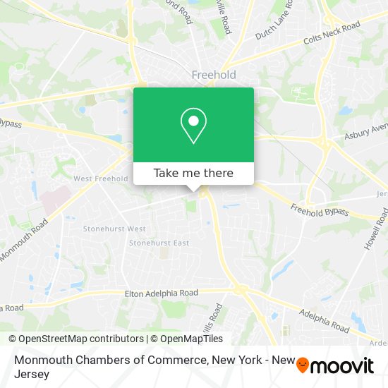 Mapa de Monmouth Chambers of Commerce