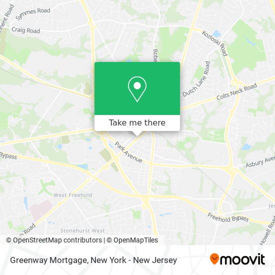 Mapa de Greenway Mortgage