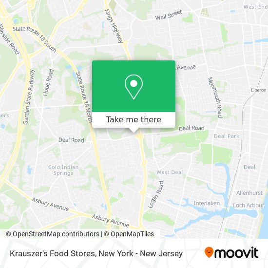 Krauszer's Food Stores map