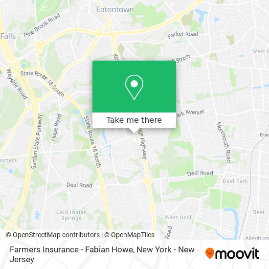 Mapa de Farmers Insurance - Fabian Howe