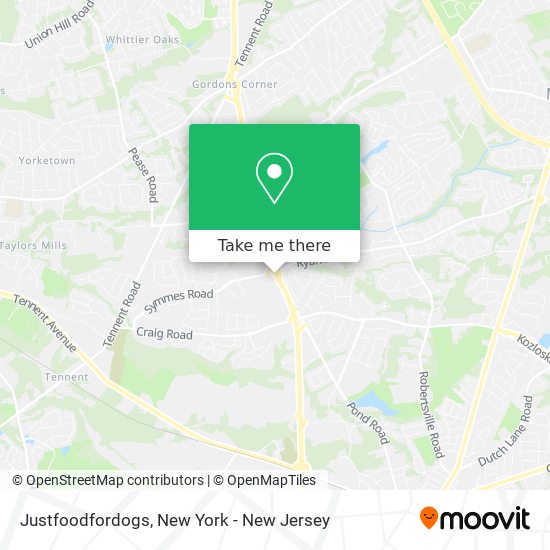 Justfoodfordogs map