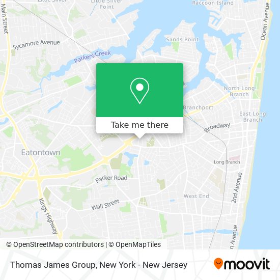 Thomas James Group map