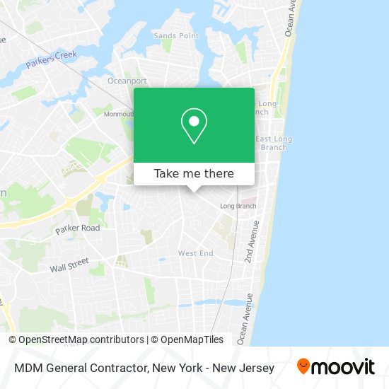 MDM General Contractor map