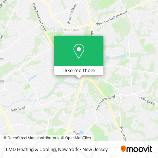 Mapa de LMD Heating & Cooling