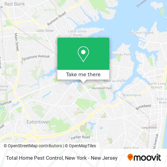 Total Home Pest Control map