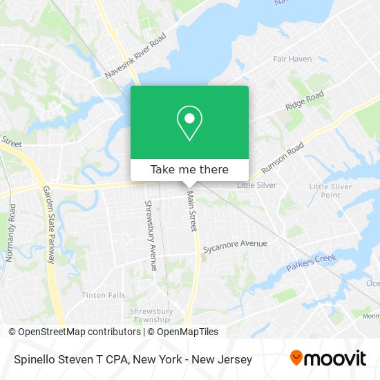 Spinello Steven T CPA map