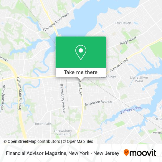 Financial Advisor Magazine map