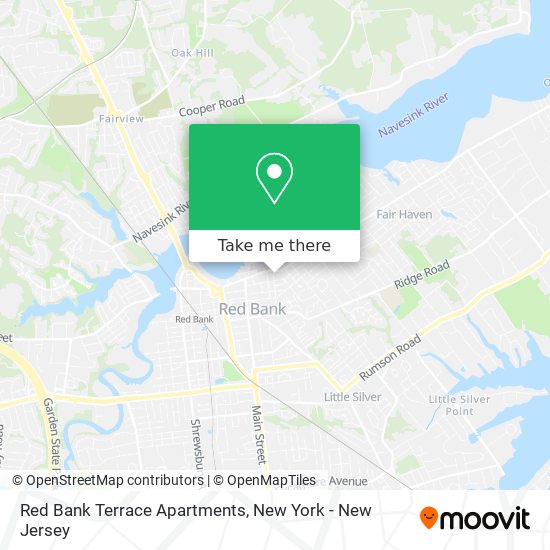 Red Bank Terrace Apartments map