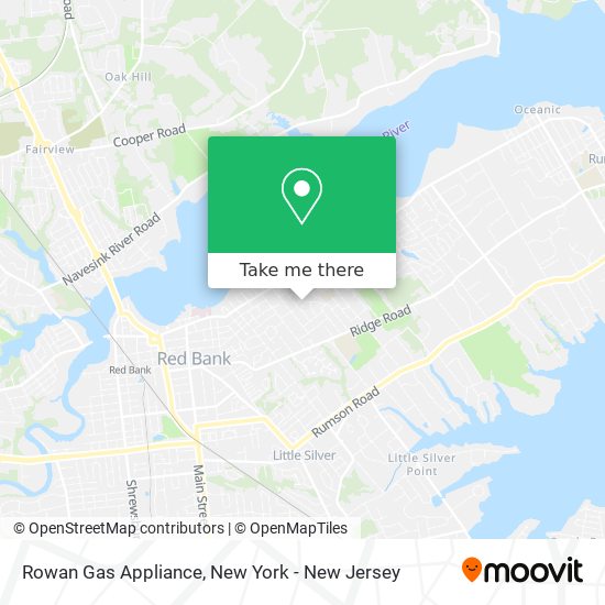 Mapa de Rowan Gas Appliance