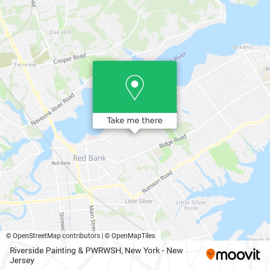 Riverside Painting & PWRWSH map