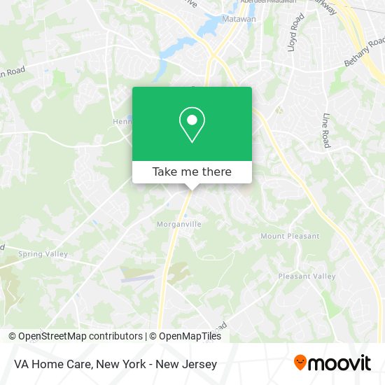 VA Home Care map