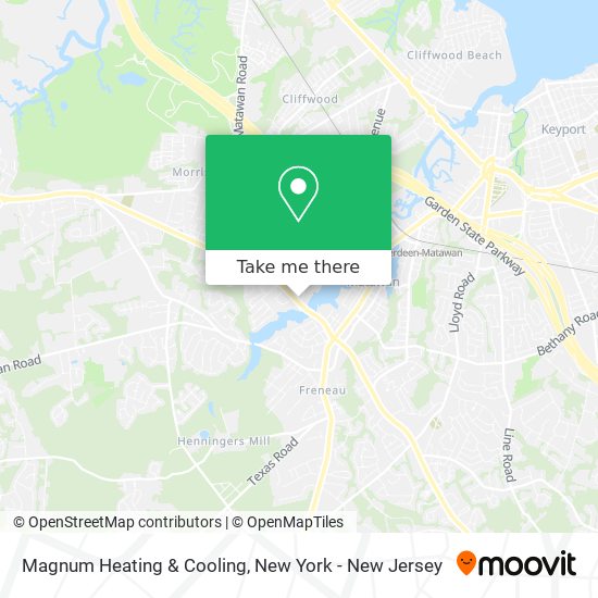 Mapa de Magnum Heating & Cooling