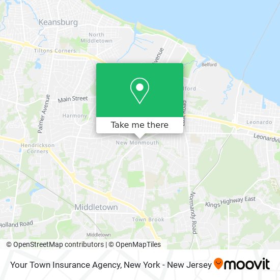 Mapa de Your Town Insurance Agency